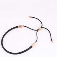 Толкающий браслет 925 пробы серебряный браслет DIY Шарм Moments кожаный браслет со слайдером