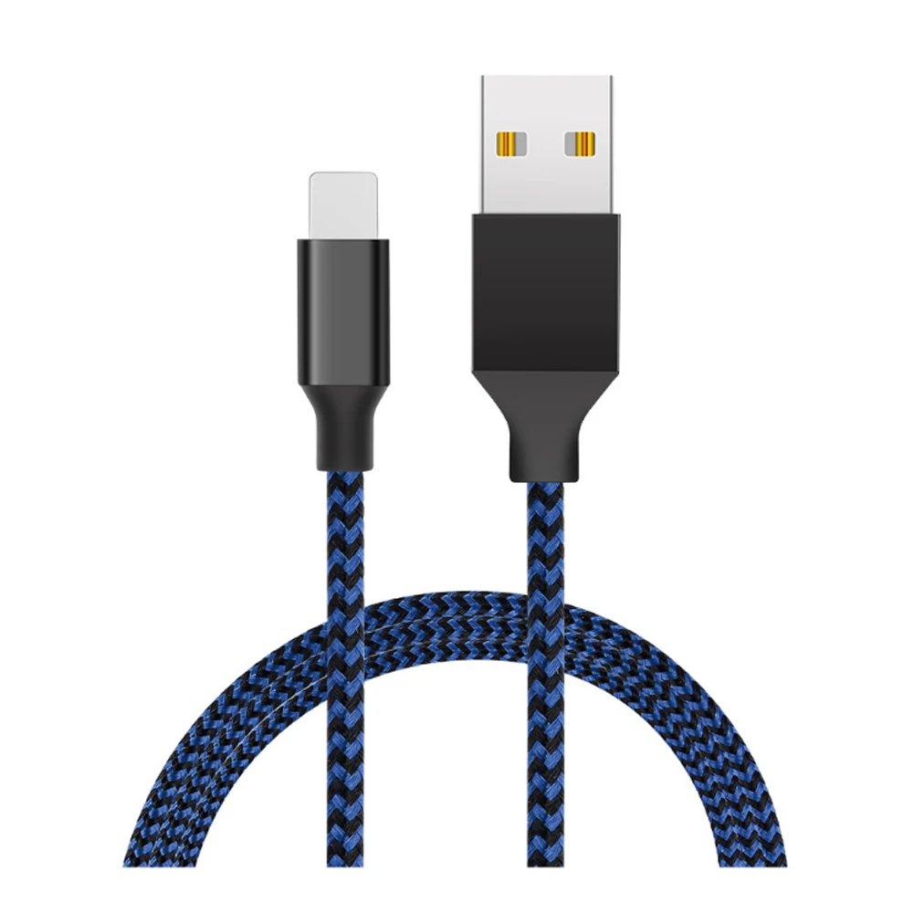 Зарядный кабель Lightning/USB 1 8 м черный/синий | Безопасность и защита