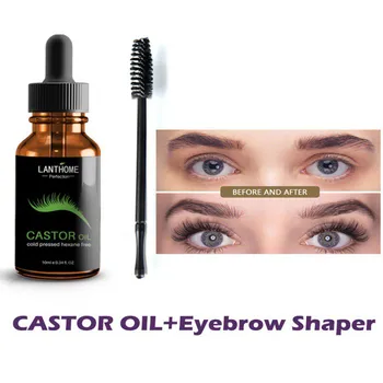 

10ml Castor Seed Eyelash Growth Essential Oil Eyelash Growth Serum Liquid Eyelash Enhancer Eyelash Nourishing Fluid -