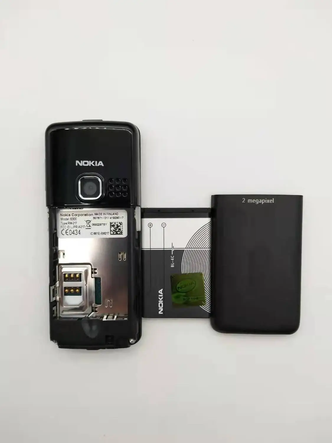 Hot sale~Nokia 6300 100% Original Unlocked Mobile Phone Unlocked 6300 FM MP3 Bluetooth Cellphone One Year Warranty Free shipping