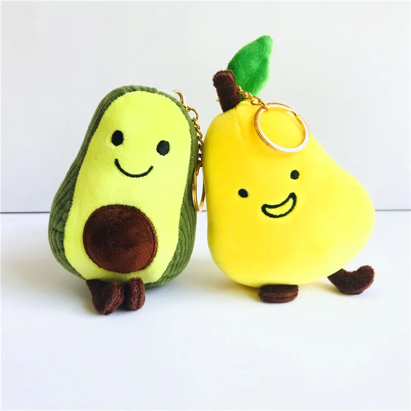 Авокадо Груша фрукты плюшевая игрушка в форме растения Kawaii мультфильм милый мини