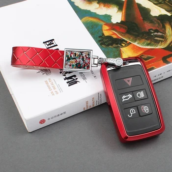 

Car Key Cover Bag Case For 2018 Land Rover Range Rover Sport Evoque Velar Discovery 5 Keyfob Remote Shell Accessories Styling