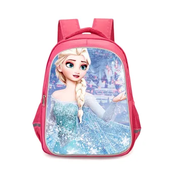 

Disney new cartoon frozen schoolbag girl large capacity backpack princess backpack out travel bag women bts backpack