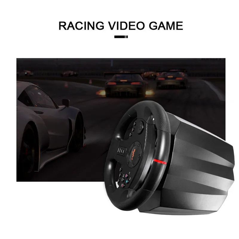 Игровой руль ABGN Hot-PXN V900 для PS3 PS4 NS переключатель игровой контроллер для ПК USB Вибрация Двойной Мотор со складкой