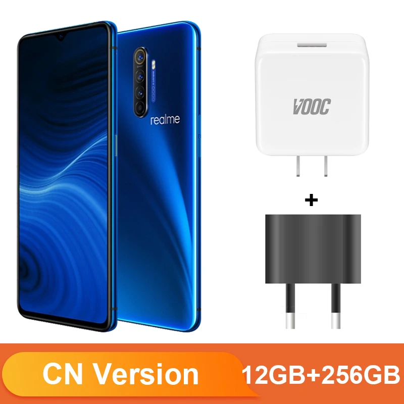 Realme X2 Pro X 2 глобальная версия CN распродажа 6,5 ''мобильный телефон Snapdragon 855 Plus 64MP Quad камера телефон nfc 50W быстрое зарядное устройство - Цвет: CN 12GB 256GB Blue