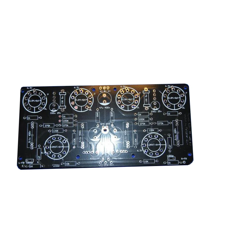 PCB board 12AX7-EL84 6P14 печатная плата push-pull усилитель мощности желчная машина T1095 - Цвет: PCB board