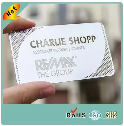 High Precision Laser Etched Metal Business Cards