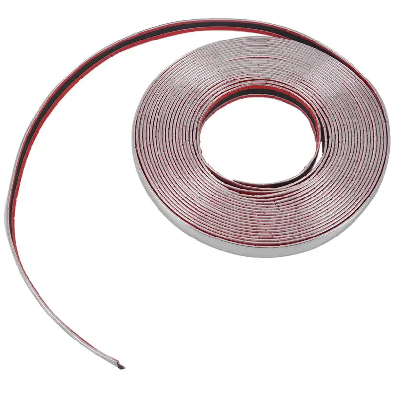 

20mm x 15m Automotive plating decoration Tape Adhesive anti-collision Tape Chrome Decorative band Decorative Auto Truck Trim Str