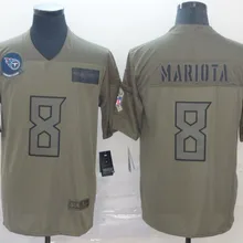 Сшитая Мужская футболка из Теннесси Маркус Мариота Кевин байард Деррик Генрих адореэ Джексон паровой неосязаемый лимитированный Титаны Джерси