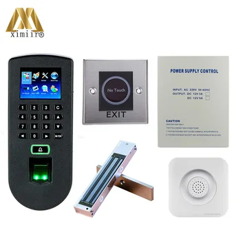 

Fingerprint Access Control Employee Time Attendance RFID Biometric Access TCP/IP USB Port ZK Machine F19 Access Control Kit