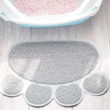

Cat Litter Mat PVC Claw Shape Floor Pad Traps Litter From Box And Cats Scatter Cat Mat Collecting Cat Litter