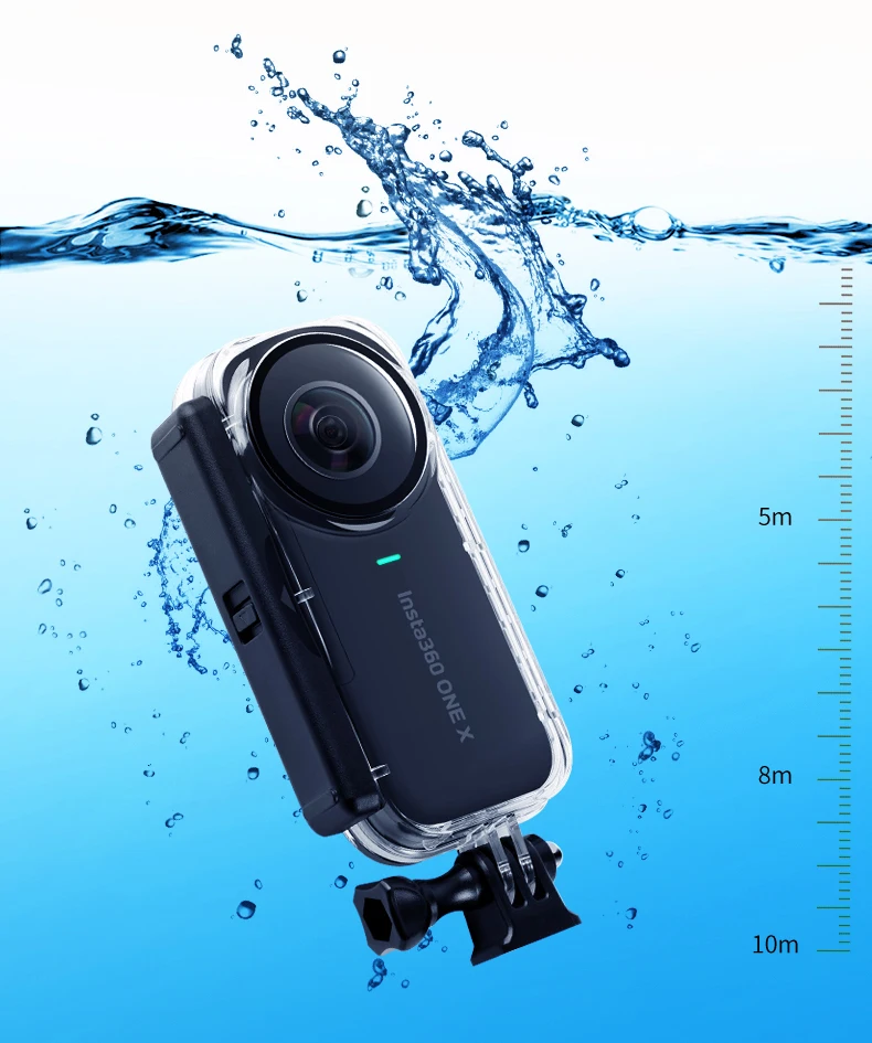 Чехол Insta360 ONE X Venture, водонепроницаемый корпус, корпус Insta 360, защитный чехол для дайвинга Insta360 One X, аксессуары для камеры