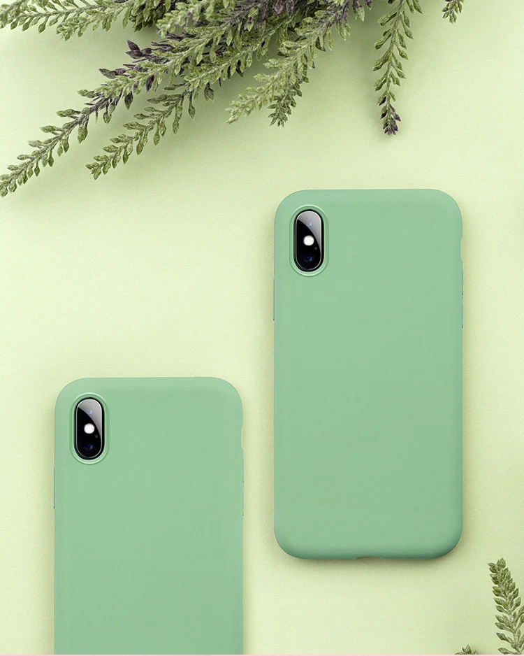 Официальный силиконовый чехол для телефона для iPhone 11 Pro XS Max XR X мягкий логотип задняя крышка для iPhone 8 7 Plus 6S 6 Coque Capa