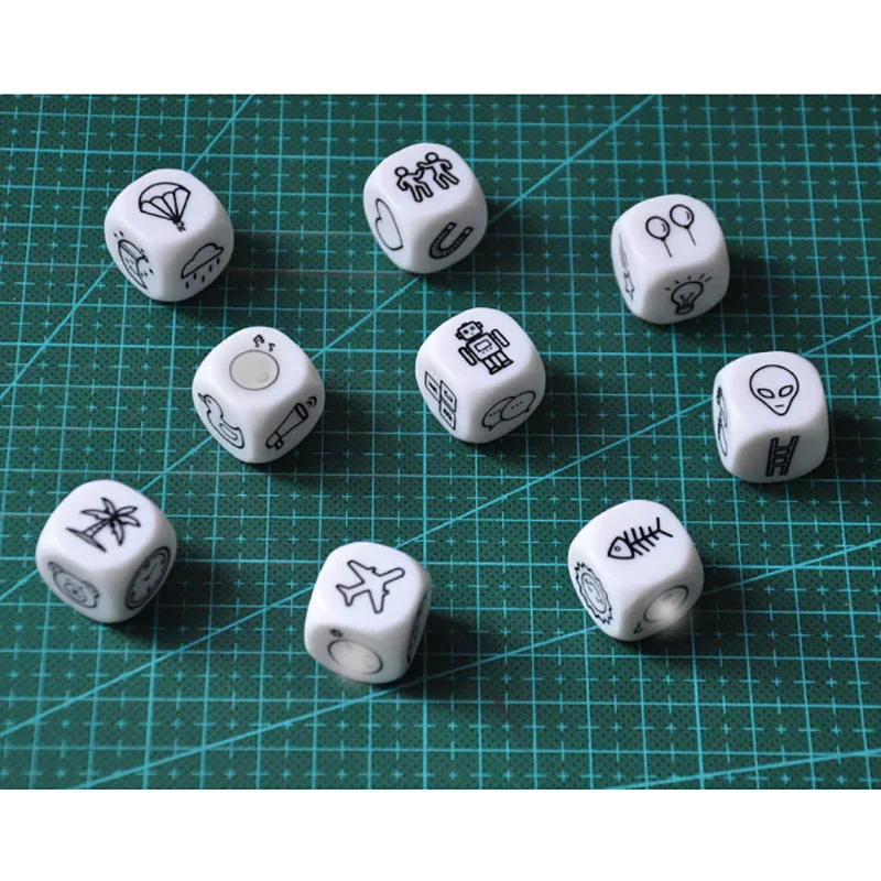История с сумкой инструкции игры английская история Забавные игрушки семья/родители/вечерние представить магические кости сенсорные игрушки