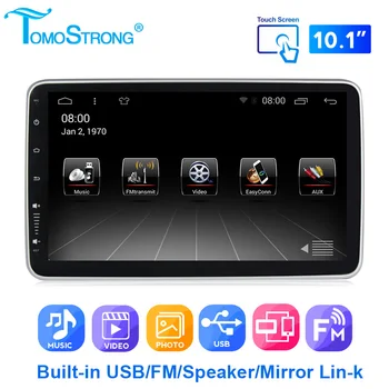 

10.1 inch car multimedia Android headrest screen built-in wifi usb fm speaker mirror link smart headrest IPAD video player