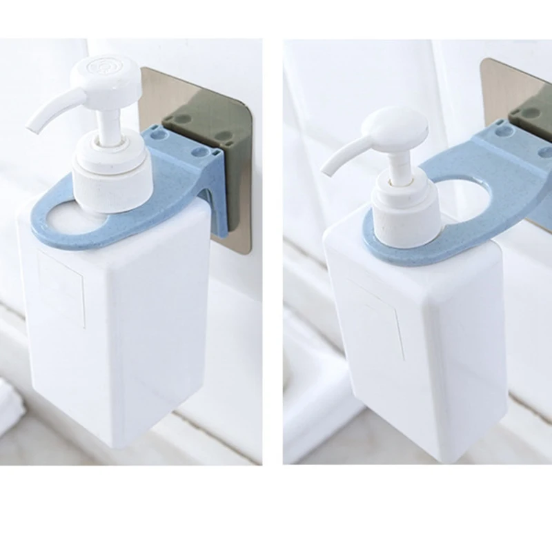 Стойкая ванная комната настенный волшебный липкий шампунь Органайзер Крючок повторное использование душевая бутылка для мыла для рук подвесной держатель