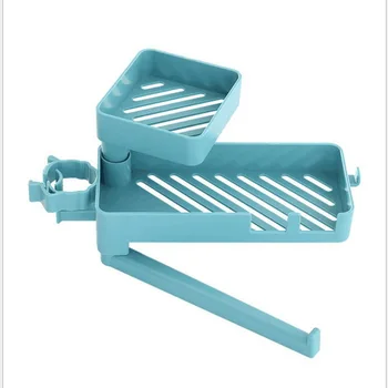 

1PC Double Hook Sink Hanging Storage Rack Holder Iron Faucet Clip Dishcloth Clip Shelf Drain Dry Towel Organizer Kitchen