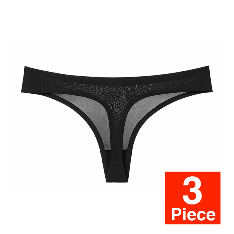 Q 3pcs 3 шт., сексуальные стринги, бесшовные шелковые трусики, набор для женщин, стринги, низкая посадка, трусы, нижнее белье, Леопардовый принт, женское нижнее белье# D - Цвет: Q 3pcs