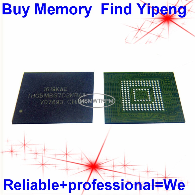 THGBMBG7D2KBAIL 153FBGA EMMC 16GB memoria FLASH THGBMBG7D2|Enrollador ...