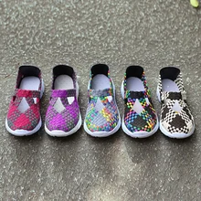 Осенняя женская обувь на плоской подошве; Женская тканая обувь; кроссовки на плоской подошве; женские балетки на плоской подошве; женская обувь