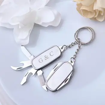 

Personalized Stainless Steel Multi-function Knife / Keychains