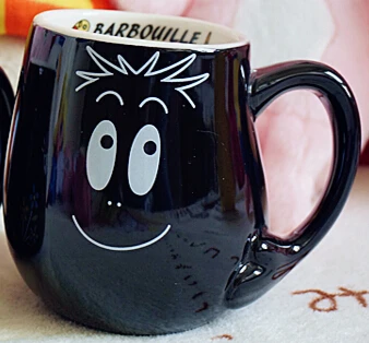 Креативная Мода Милая керамика Barbapapa кружка Barbapapa мультфильм чашка для подарка на день рождения - Цвет: E