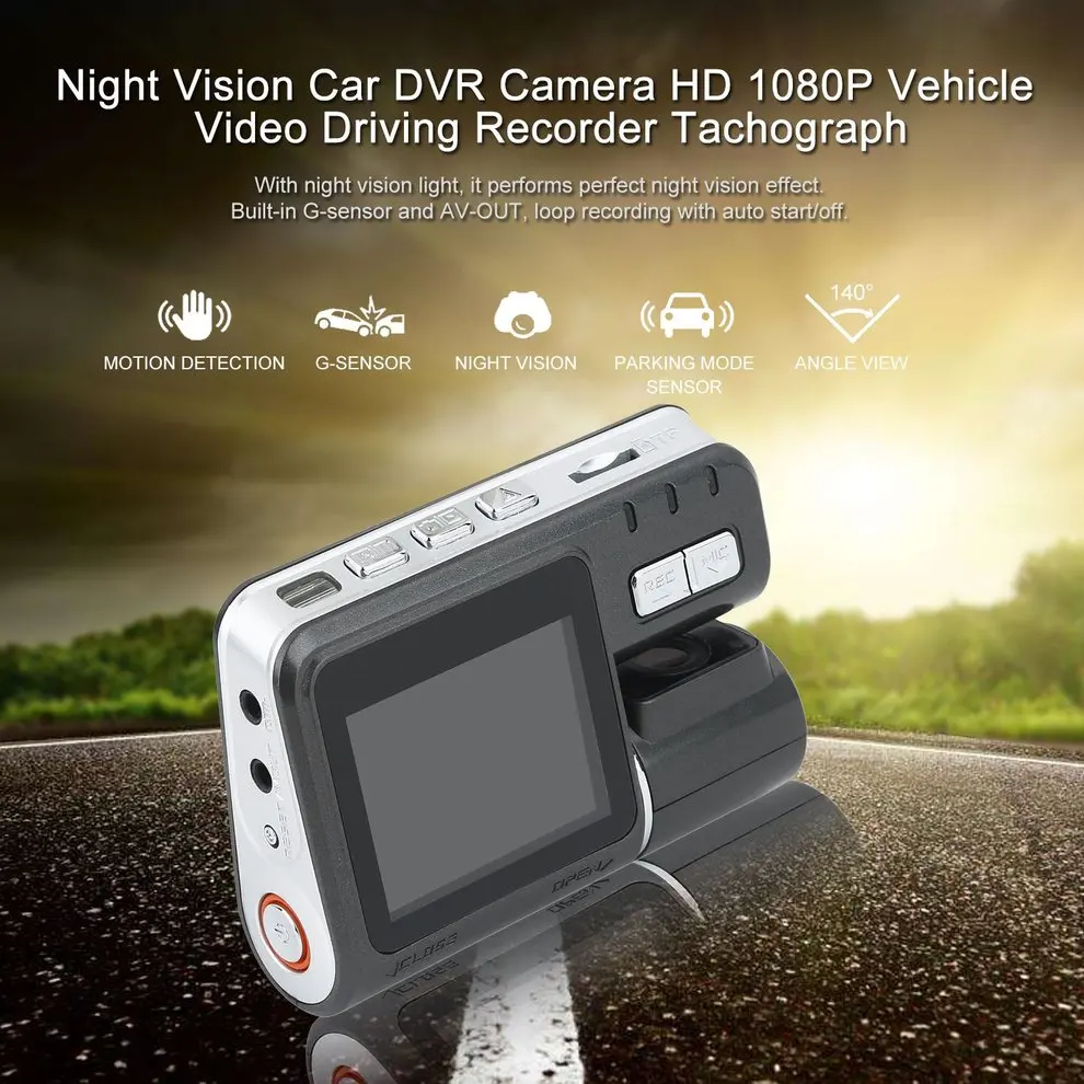 Двойной объектив Автомобильный видеорегистратор Камера I1000 Full HD 1080P 2," TFT Dash Cam IR светодиодный свет ночного видения H.264 вращающаяся линза видео рекордер