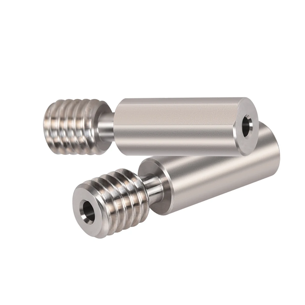 Extrusora Todo o Heatbreak do Metal Liga de Titânio Garganta do Aço Inoxidável para a Elevação Mk8 Hotend Ender3 v2 3d Printer Parts Biqu-h2 - Imagem 3