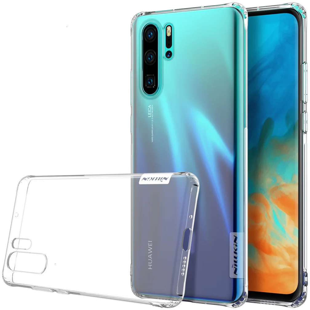 Для huawei p30 чехол для huawei p30 Pro чехол Nillkin натуральный прозрачный мягкий кремний TPU Защитный чехол для huawei p30