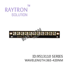 110 Вт медь 6565 pcb УФ светодиодные чипы, струйный принтер отверждения, УФ светильник отверждения оборудования, этикетка принтер, экспозиция чернил УФ светодиодный модуль