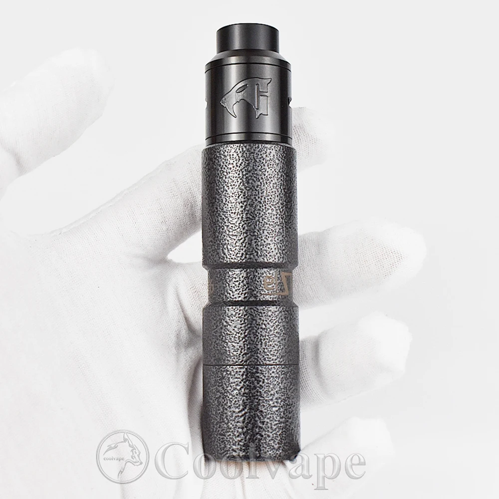 Elthunder мод 18650 Аккумуляторный механический с жлоб RDA 24 мм tank Atomizer извилистый е