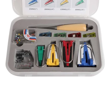 

Machine Tools Binding Sew Multifunction Sewing Bias Tape Maker Set DIY Patchwork Quilting Tool