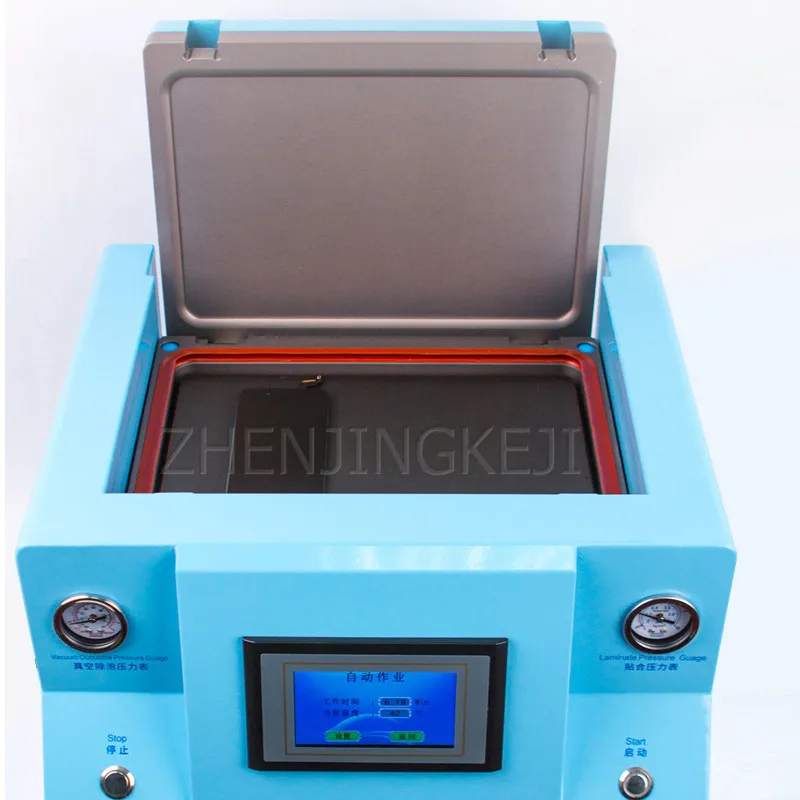 US $1.033.05 Vacuum Laminating Machine Defoaming Squeeze Tool 220V350W LCD Screen Fully Automatic Mobile Phone Burst Screen Repair Equipment
