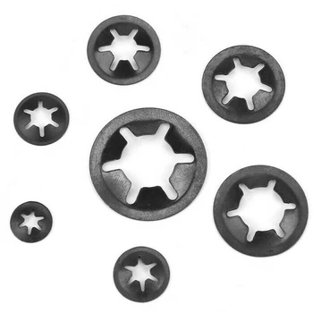 

260pcs Manganese Steel Retainer Toothed Spring Washer Kit Spacer M3-M12 1 Box