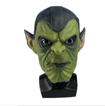 

Captain Marvel Avengers: Endgame Mask Helmet Carol Danvers Latex Masks Movie Mask Halloween Costumes Cosplay Prop New