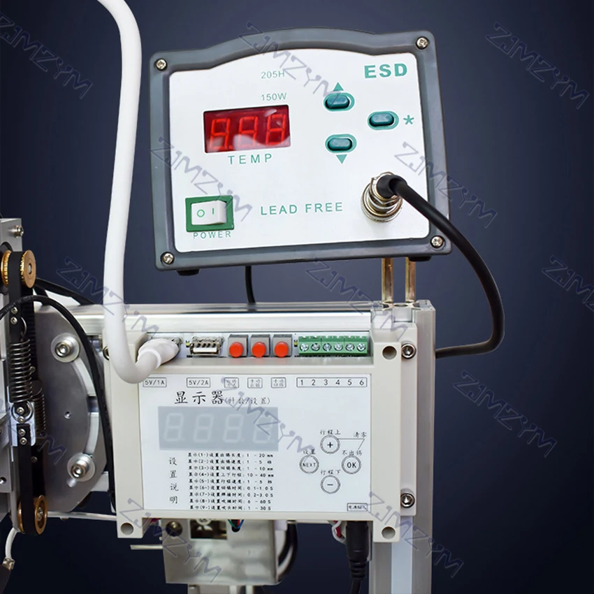US $679.88 JYZX003 150W SemiAutomatic Wire Harness Tin Soldering Machine Precision Digital Display Spot Welder Pedal Electric Tin Welder
