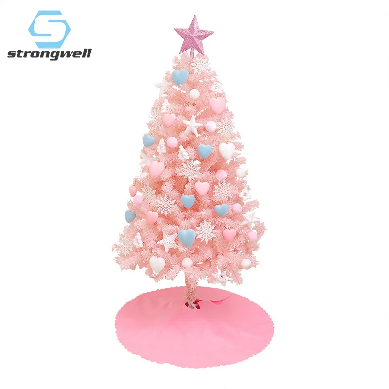 

Strongwell Nordic Pink Artificial Christmas Tree Set Christmas Decorations For Home Decoration Accessories Christmas Tree