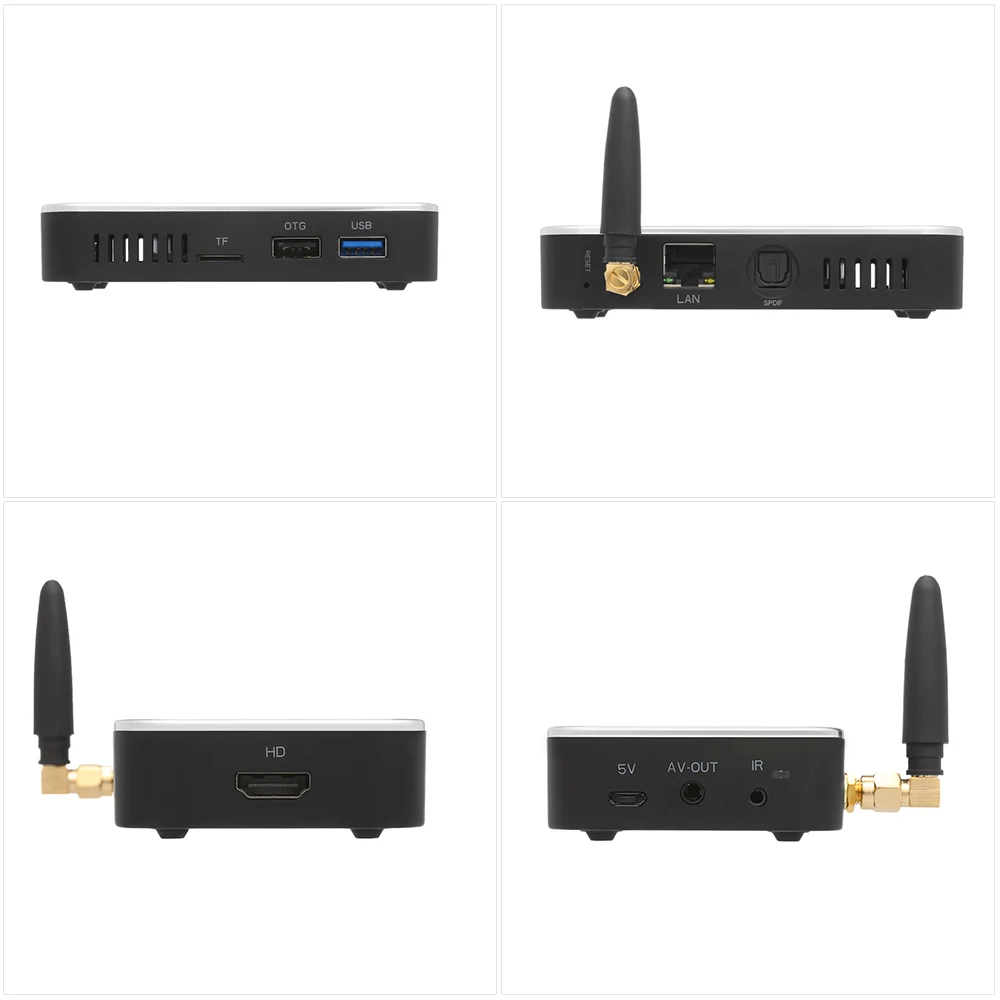 X2 cube Android 9,0 Smart tv Box Amlogic S905X2 4K медиаплеер 2 Гб LPDDR4 16 Гб EMMC tv Box 2,4G/5G WiFi 1000M LAN телеприставка