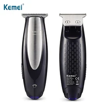KEMEI профессиональный триммер для волос, электрическая машинка для стрижки волос, беспроводная стрижка для мужчин, Парикмахерская Регулируемая машинка для резки керамических лезвий