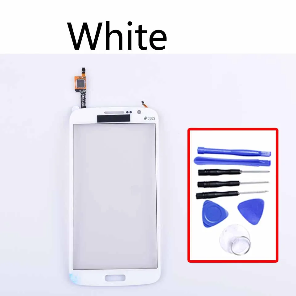 White-With tool 5,2" для samsung Galaxy Grand 2 G7102 G7105 G7106 G7108 G710 сенсорная панель дигитайзер передняя стеклянная линза сенсорный экран - Цвет: White-With tool