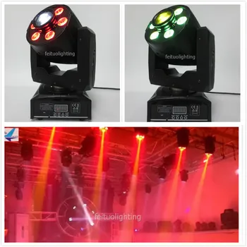 

E-4/set Stage lighting 30W spot 6x8W RBGW 4IN1Wash mini led moving head light