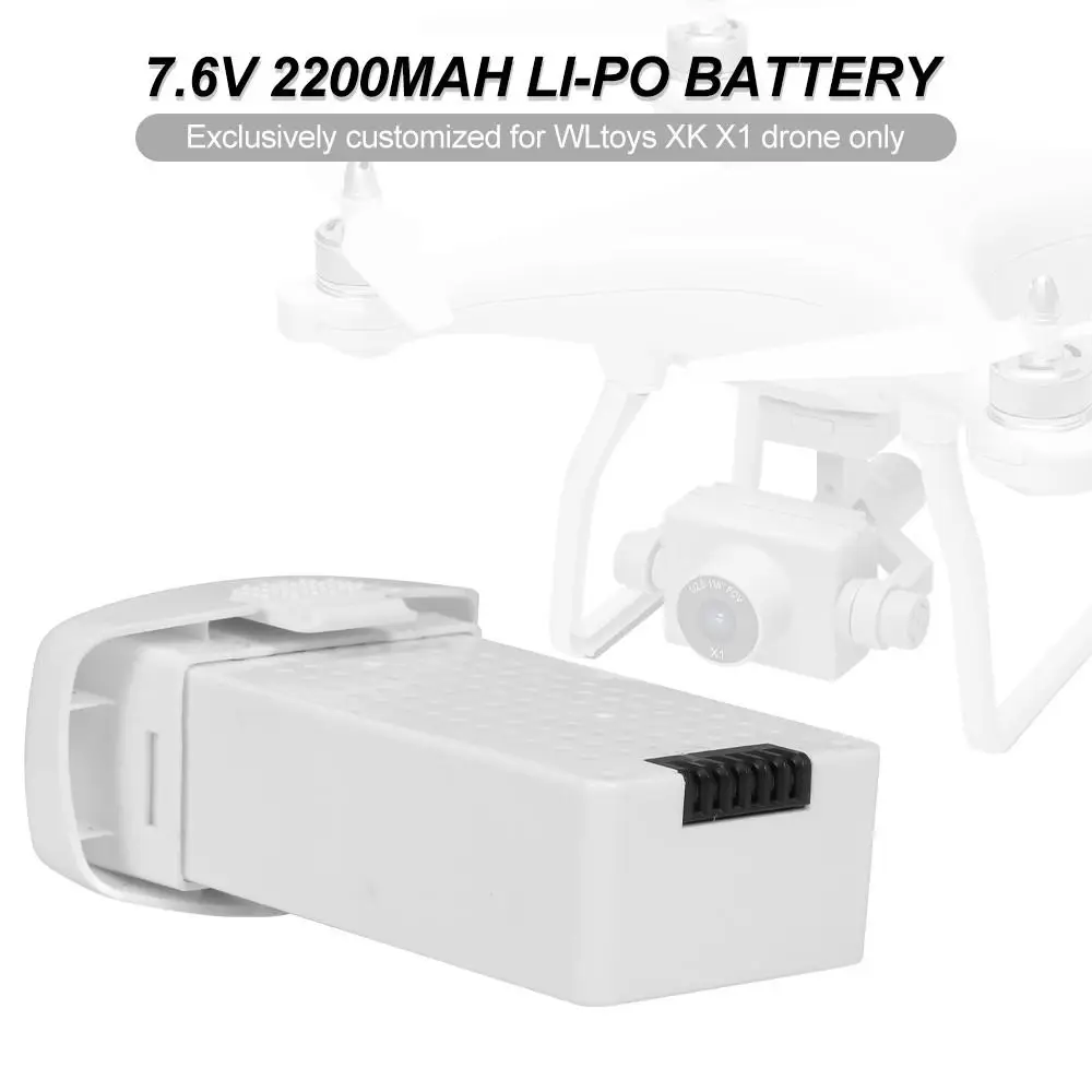 Luxury Price of  HobbyLane XK X1 RC Quadcopter Spare Parts 7.6V 2200mAh Li-po Battery