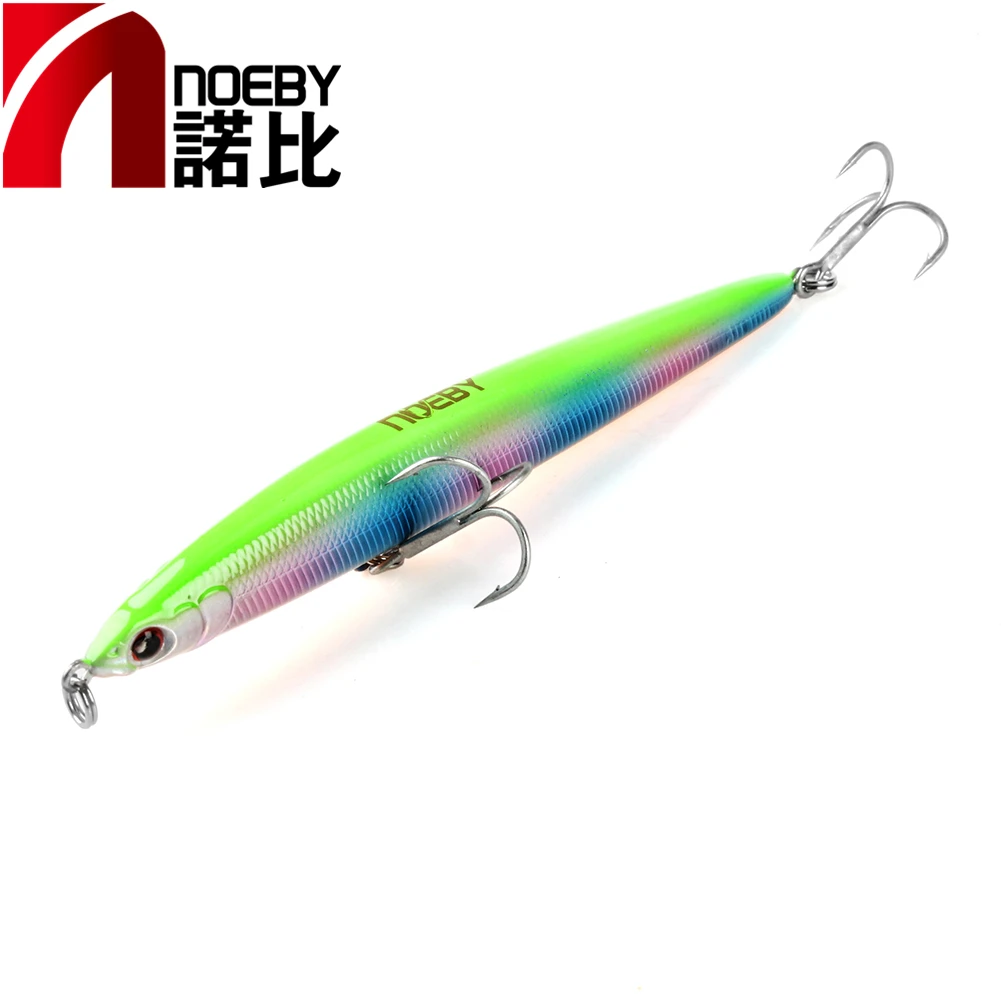 NOEBY приманка для рыбалки карандаш NBL9126 тонущий stickbait Блюз длинный литье Рыбная
