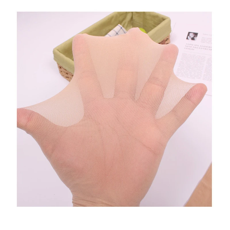 Women Man Thin Seamless Sexy Long High Elasticity Stockings Gloves Transparent Cosplay Etiquette Sunscreen Solid Soft Mittens cycling gloves fingerless gloves fishing gloves sports gloves tactical gloves half finger gloves gym gloves compression gloves warm gloves sunscreen gloves