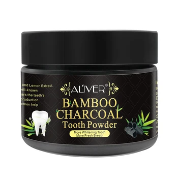 

Natural Bamboo Charcoal Oral Care Descaling Tooth Powder Organic Toothpaste Remove Stain Brighten