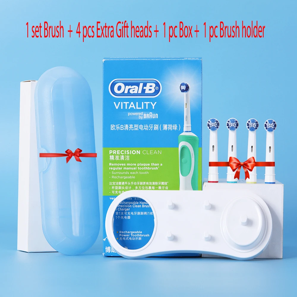 Oral B Electric Toothbrush Rotating Vitality D12013 Rechargeable Teeth Brush Oral Hygiene Sonic Tooth Brush Teeth Brush Heads Oral B Electric Toothbrush Rotating Vitality D12013 Rechargeable Teeth Brush Oral Hygiene Sonic Tooth Brush Teeth Brush Heads