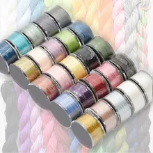  BLUESTAR Handmade Jewelry Accessories Cotton Nylon Cord Thread String DIY Beading Braided Jewelry Making Kit 2pack 40m 0.225mm 