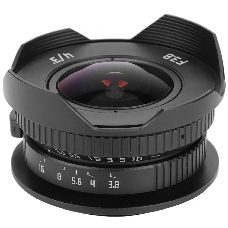 8 мм F3.8 рыбий глаз широкоугольный объектив для Olympus M4/3 Крепление камеры|Объективы