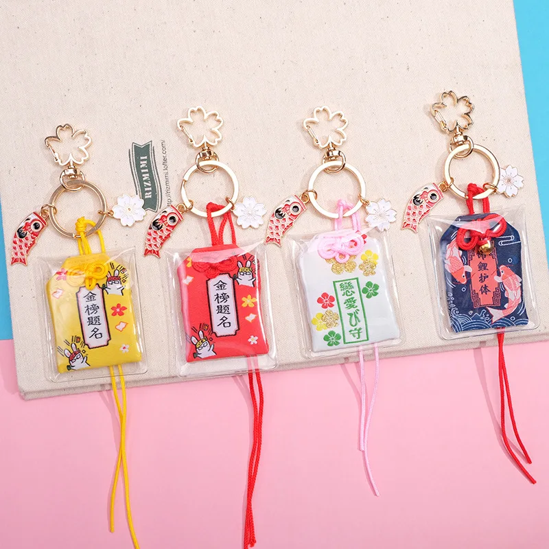 Omamori Buona Fortuna- con moschettone – Amuleto e Talismano Giapponese del Buon Auspicio