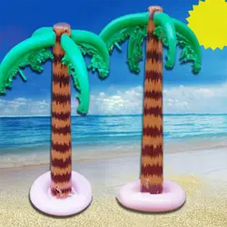 90 см надувные игрушки кокосовое дерево вечеринка у бассейна держатель для напитков ПВХ Гавайское дерево забавные джунгли большие летние